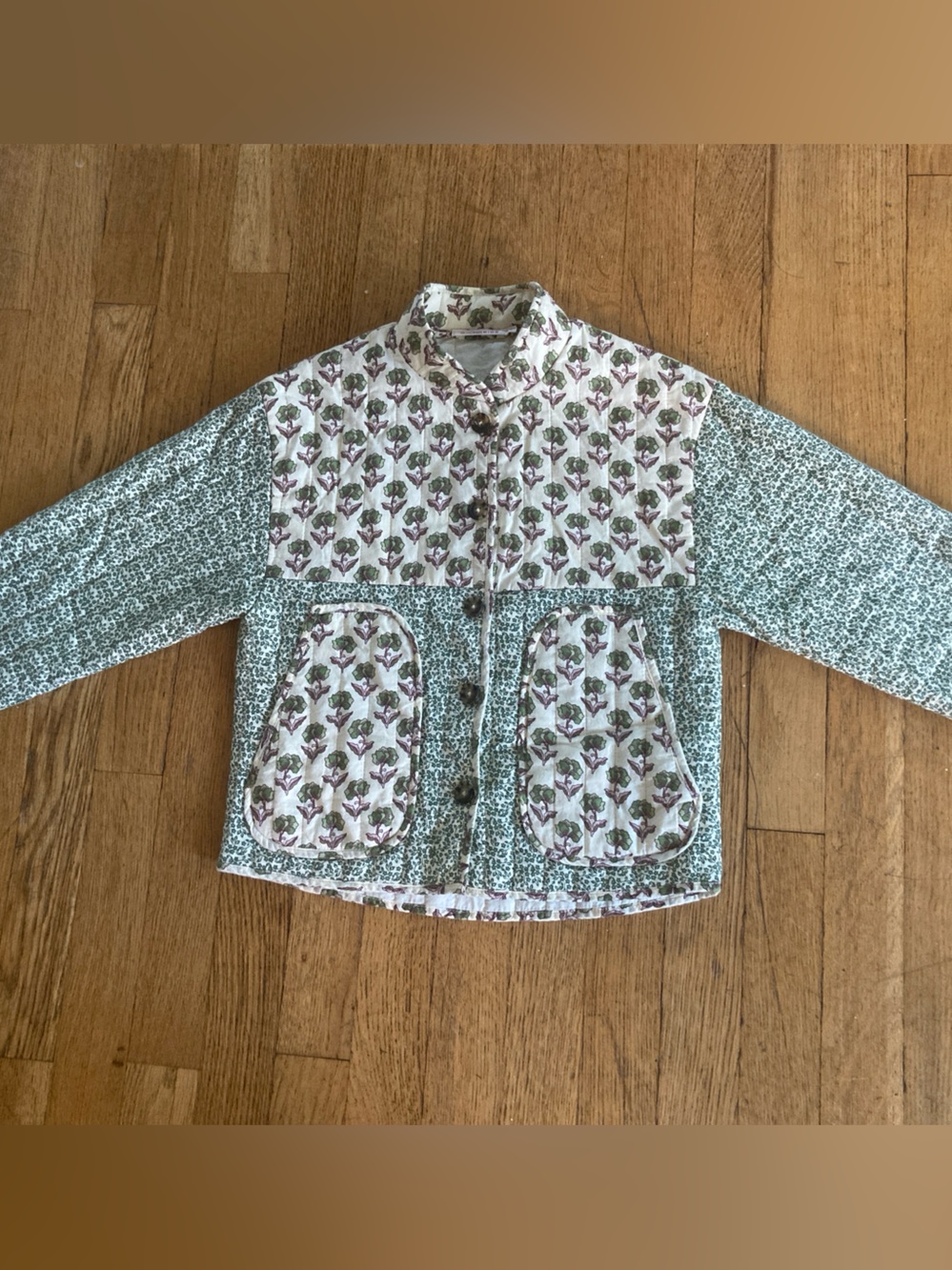 French Fall Quilted Kids Jacket 10T- Monoprix